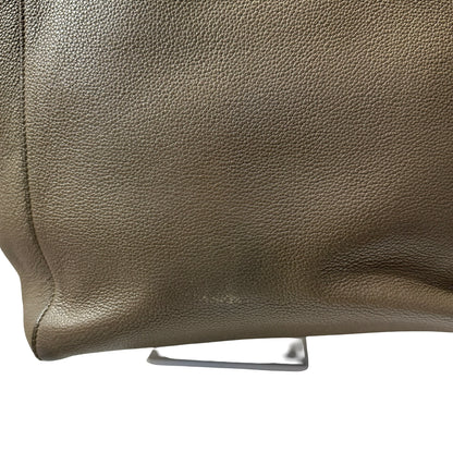 Used Céline Cabas Phantom Tote Bag Brown GHW