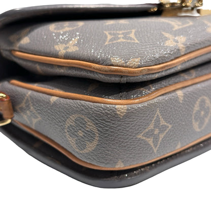 Used LOUIS VUITTON Autres Touiles Monogram Pochette Métis Shoulder Bag Gray GHW
