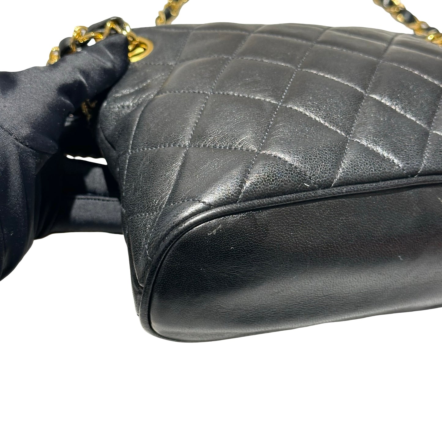 Used CHANEL Cross Body bag Black GHW
