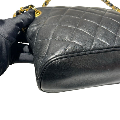 Used CHANEL Cross Body bag Black GHW