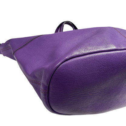GIVENCHY PURPLE LEATHER SHOULDER BAG [3000658]