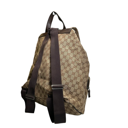 Used GUCCI GG Canvas GG Canvas Backpack Backpack Brown Beige
