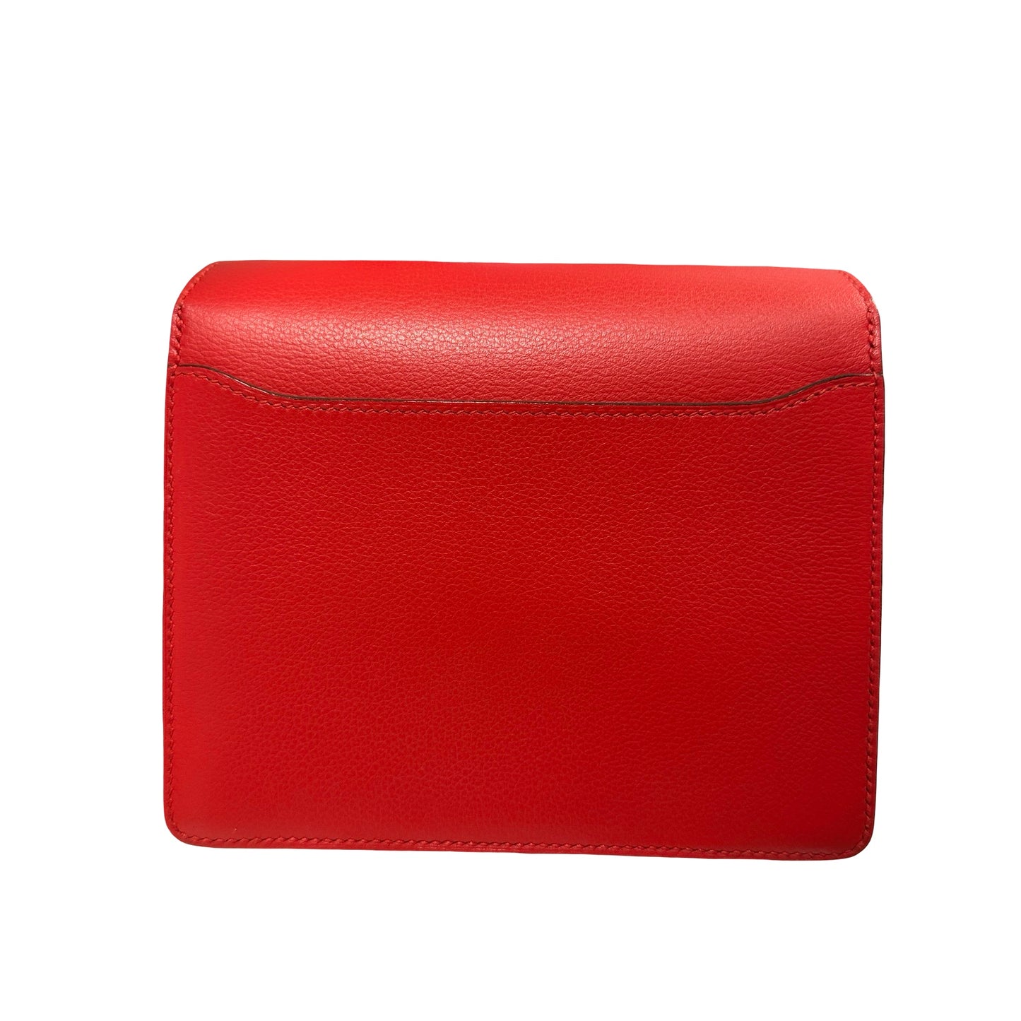 Used HERMES Evercolor Mini Roulis Shoulder Bag S3 Rouge Coeur GHW