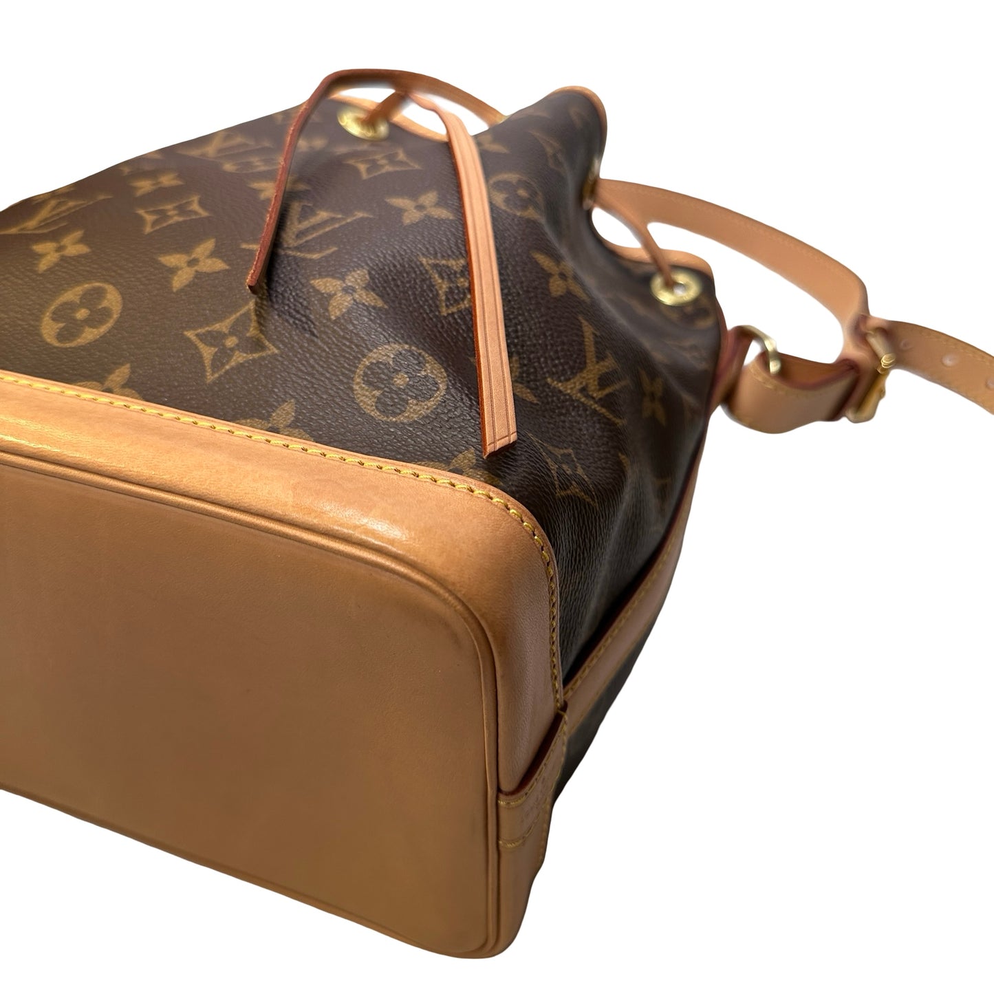 Used LOUIS VUITTON Monogram Neonoe Chain Shoulder Bag Brown GHW