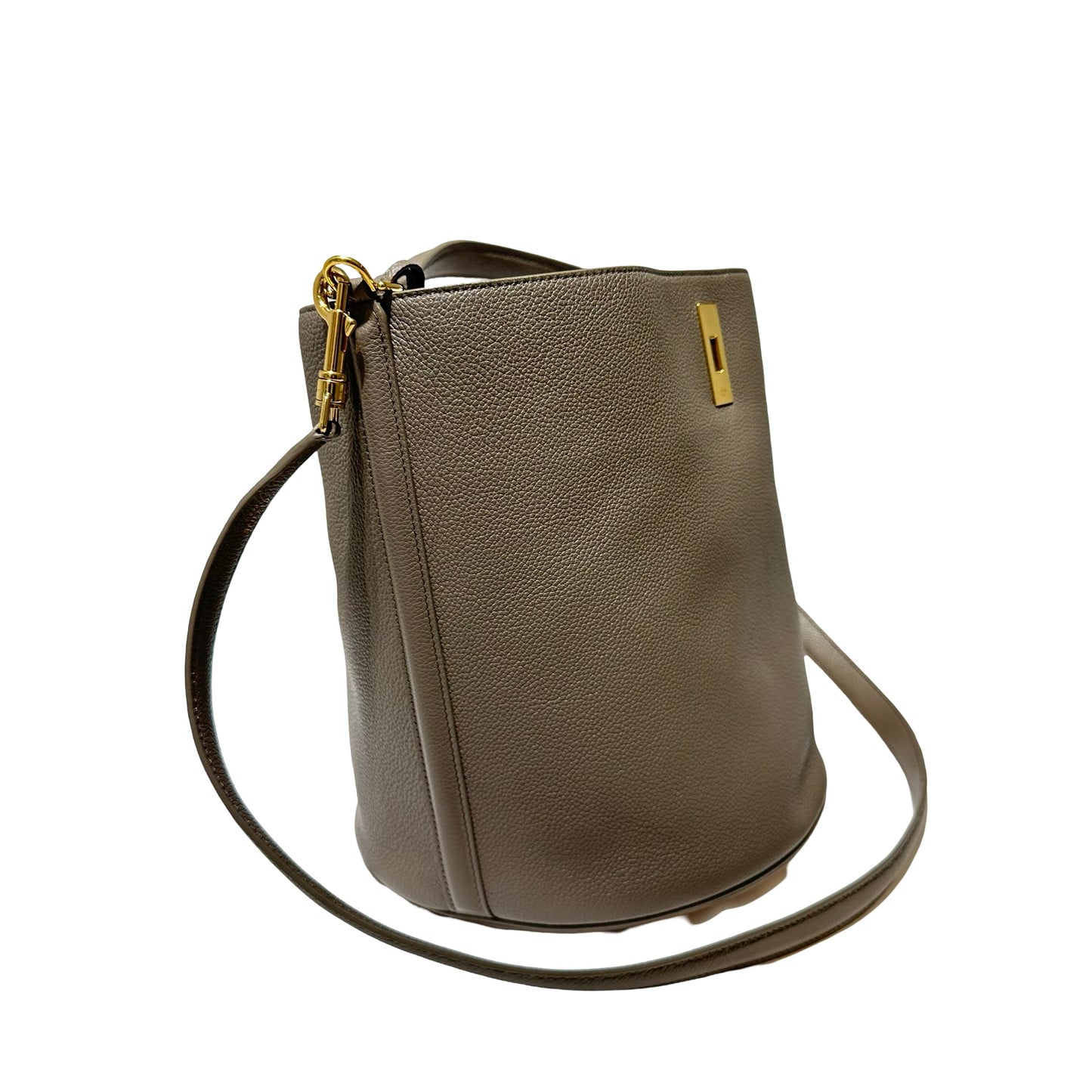 Calfskin Bucket 16 Two Way Shoulder Bag [101402]