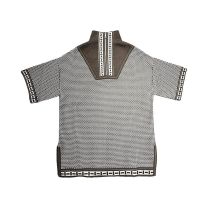 HERMES KHAKI SHORT SLEEVE KNIT [20000276]