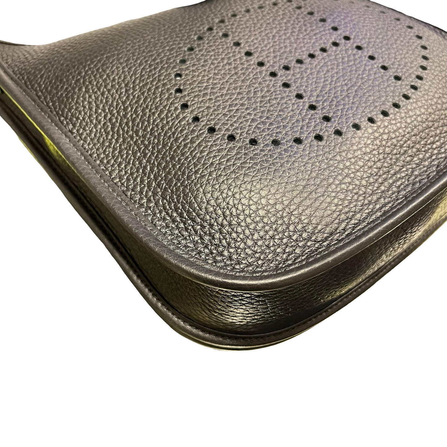 Used Hermès Evelyne Cross Body Bag Black PHW