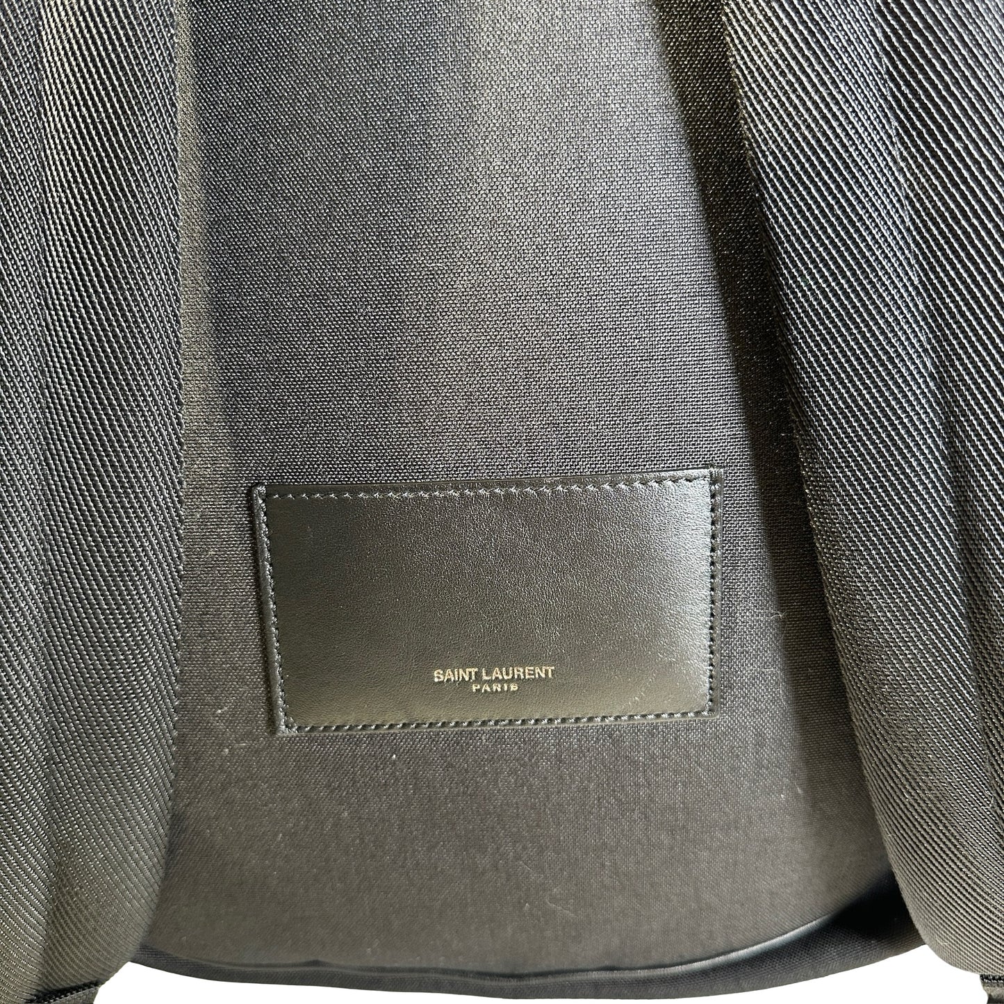 Used SAINT LAURENT Nylon Backpack Black