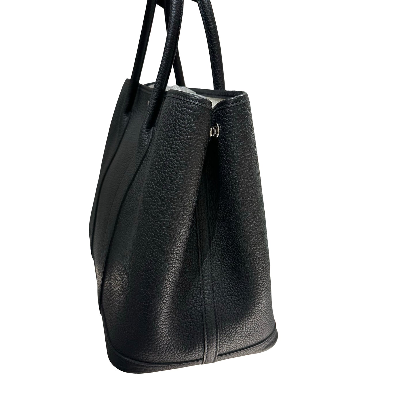 Used HERMÈS GP36 Handbag Black PHW