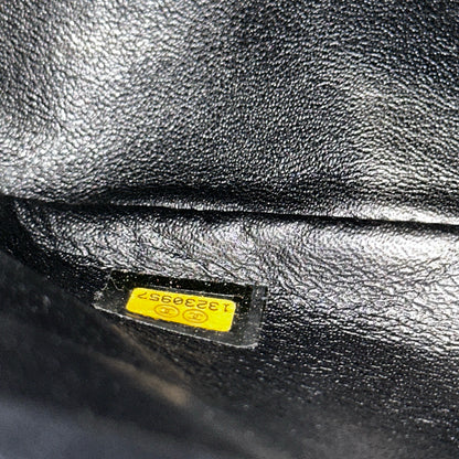 Used CHANEL Classic Flap Shoulder Bag Black GHW