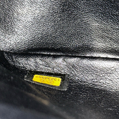 Used CHANEL Classic Flap Shoulder Bag Black GHW