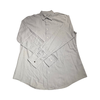 HERMES EMBROIDERED GREY SHIRT [20000285]