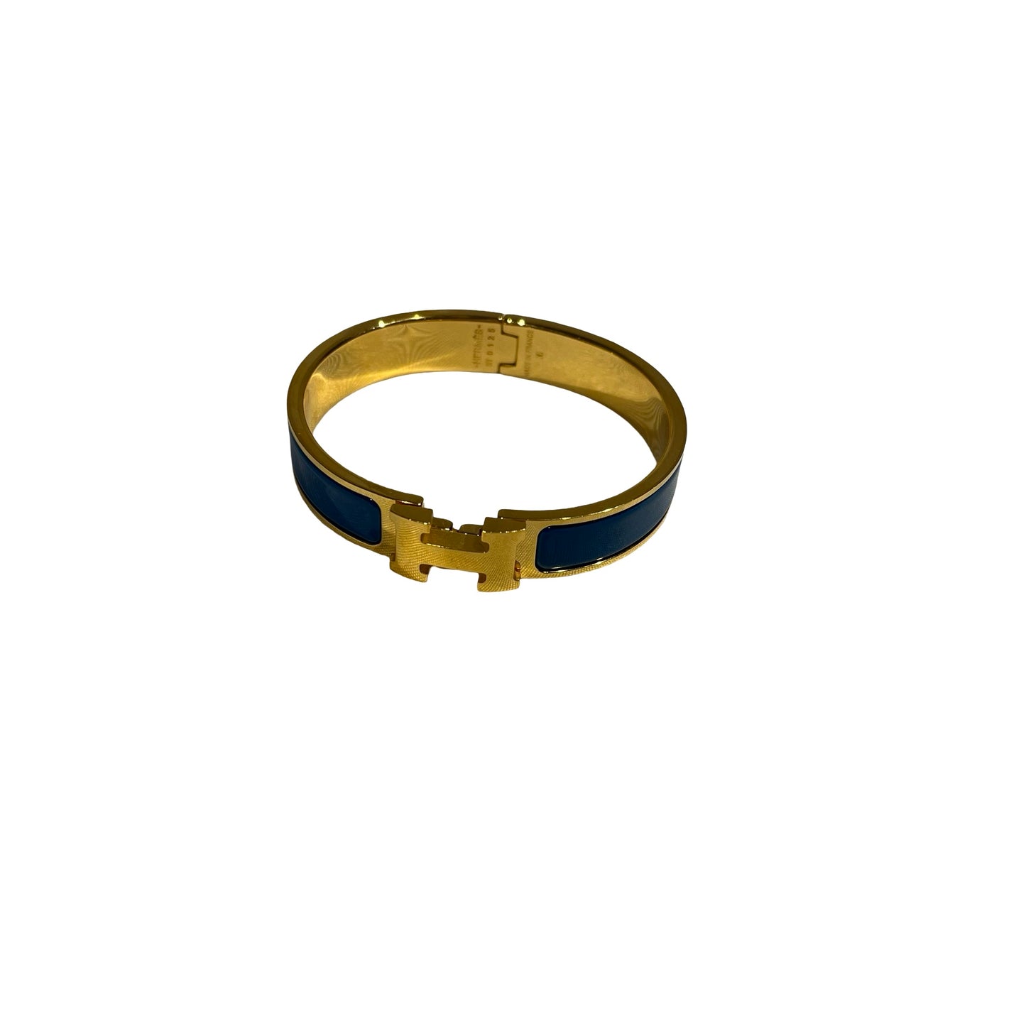 HERMES BANGLE BLUE GHW[A05539]