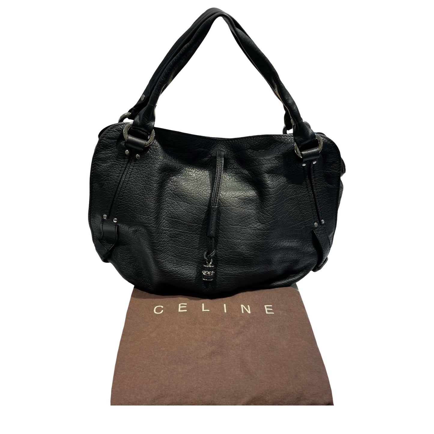 Used CÉLINE Bittersweet Handbag Black PHW