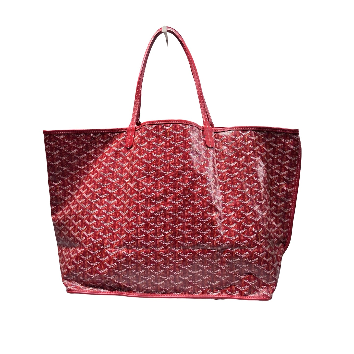 Used GOYARD Tote GM Tote Bag Red