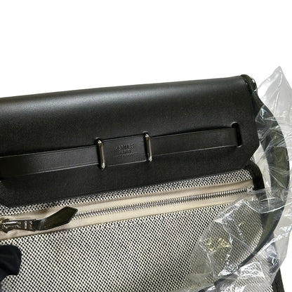 Brand New HERMES Mini Herbag Crossbody Bag Black PHW