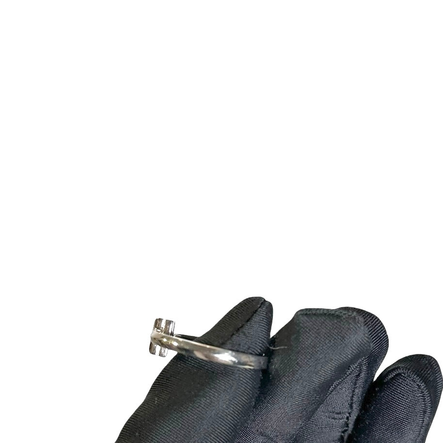 Used TIFFANY & CO. White Gold T 1 Ring Men Ring Silver