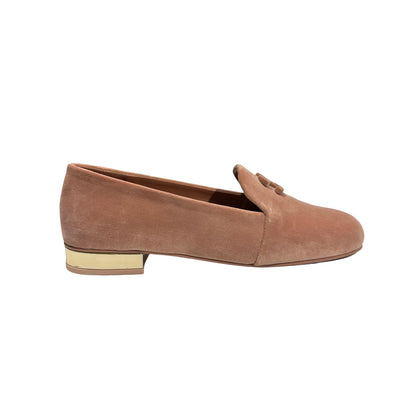 Used CHANEL Suede Shoes Pink