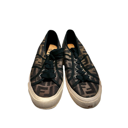 Used FENDI Sneakers Brown