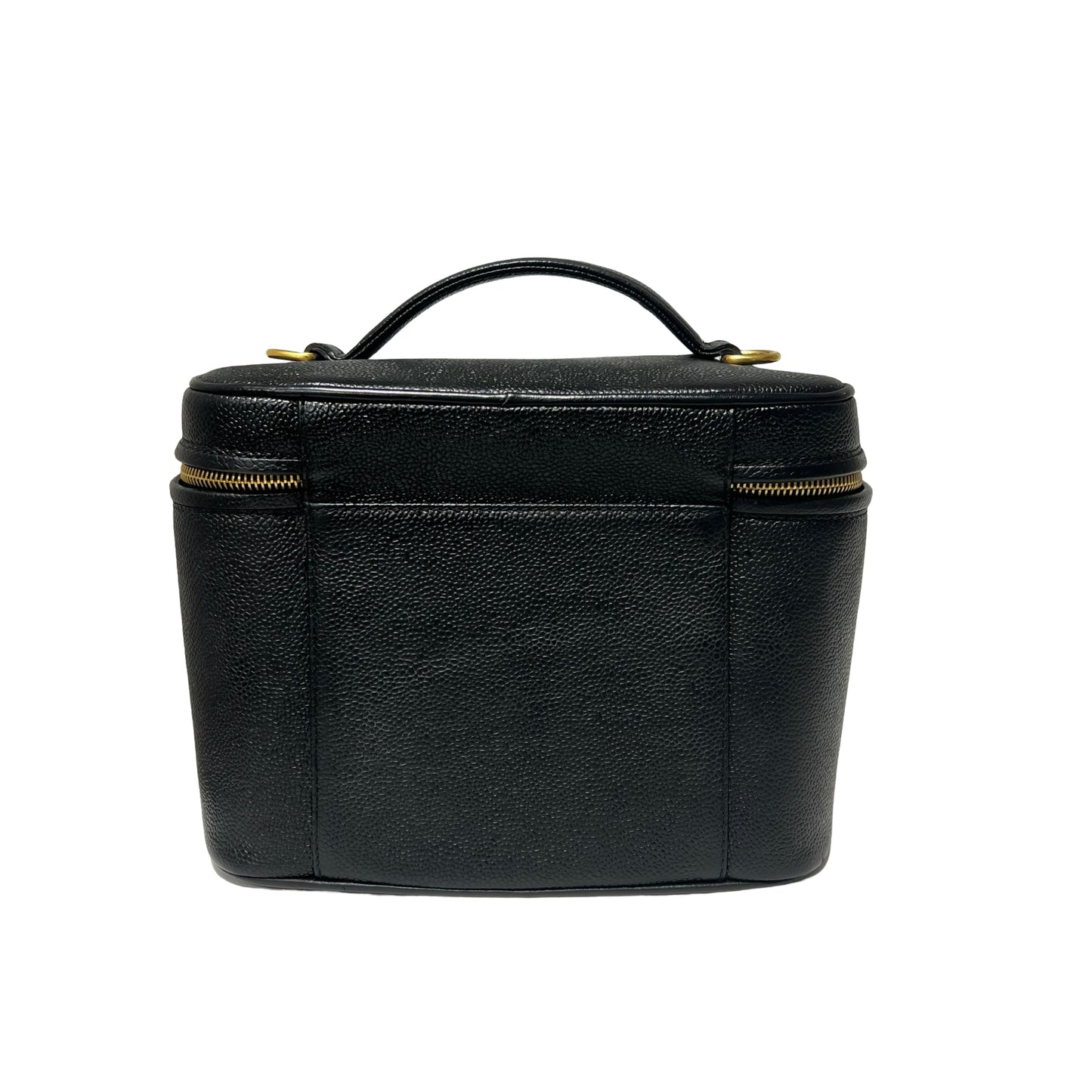 Calfskin Vanity Case Two Way Shoulder Bag [101221]