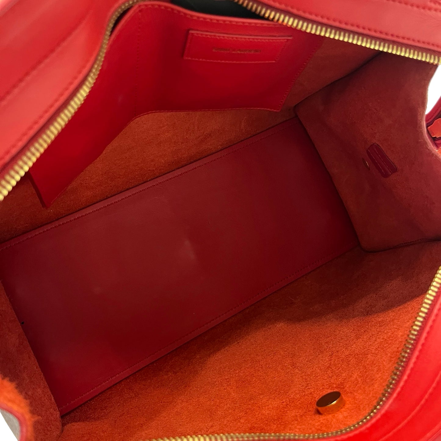Used SAINT LAURENT Two Way Shoulder Bag Red GHW