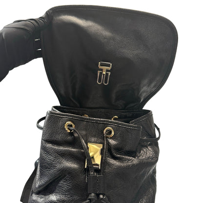 Used BALENCIAGA Backpack Black GHW