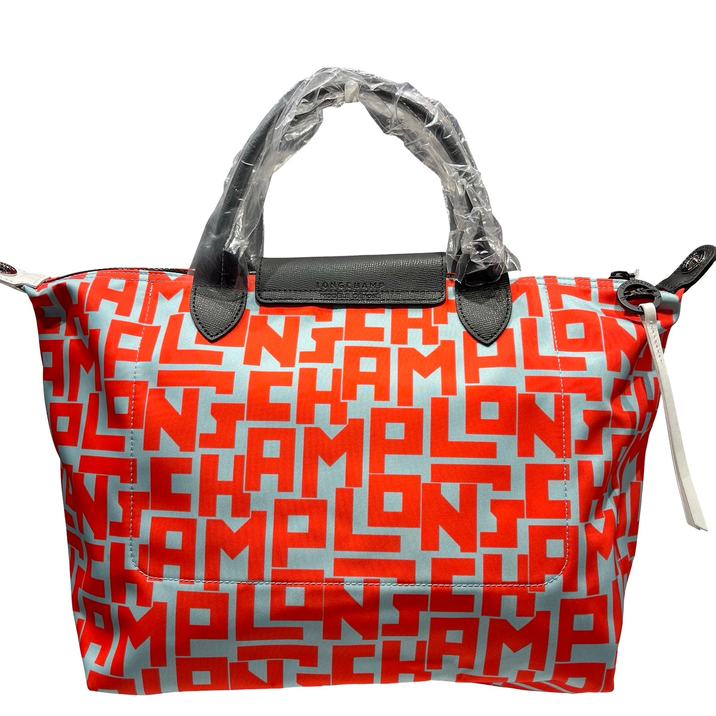 Used Long Champ Two way shoulder bag Shoulder Bag Red Black
