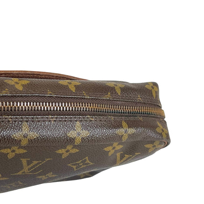 Used LOUIS VUITTON Monogram Canvas Monogram Trocadero Crossbody Bag Brown