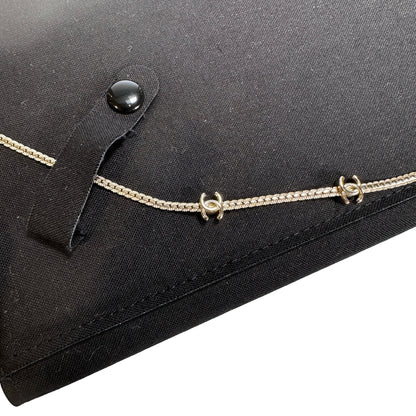 Used CHANEL 14 logo CC Logo Chain Necklace Gold