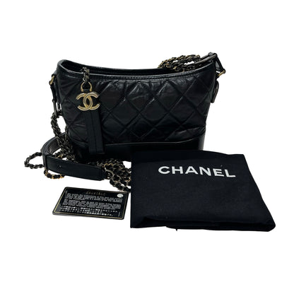 Used CHANEL Gabrielle Chain Shoulder Bag Black