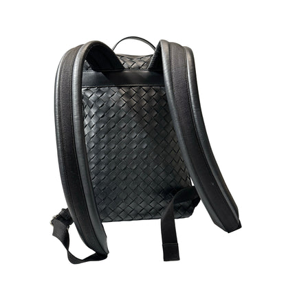 Used BOTTEGA VENETA Backpack Black PHW