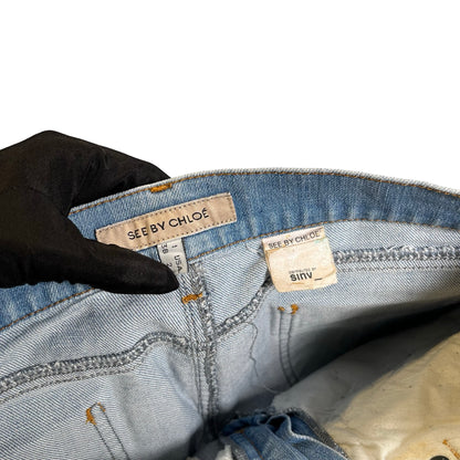 Used SEE BY CHLOE Denim Shorts Pants Denim Blue