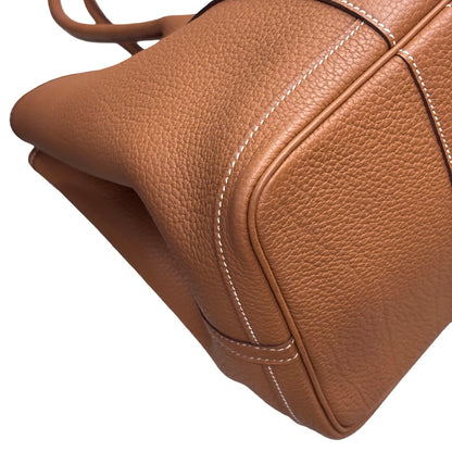 Used HERMÈS Garden Party Tote Bag Beige GHW