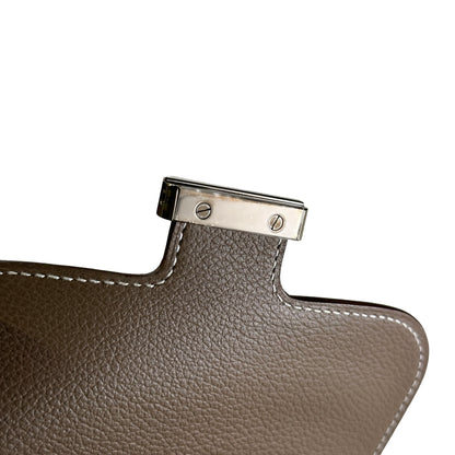 Used HERMES Epsom Constance Slim Wallet Etoupe