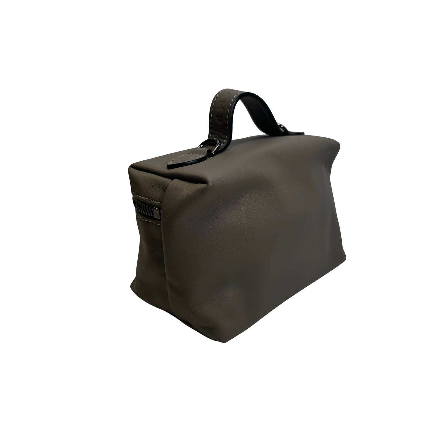 Used LONGCHAMP Leather Le Pliage Xtra Vanity case Grey