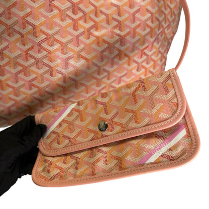 Used GOYARD Goyardine Saint Louis Tote Bag Pink