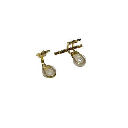 DIOR DIO(R)EVOLUTION GOLD CLIP-ON EARRINGS [3000640]