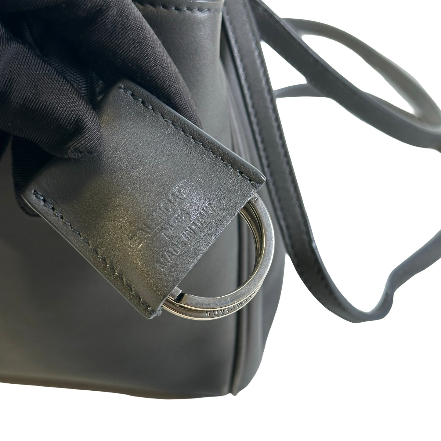 Used BALENCIAGA Leather Shoulder Bag Shoulder Bag Grey