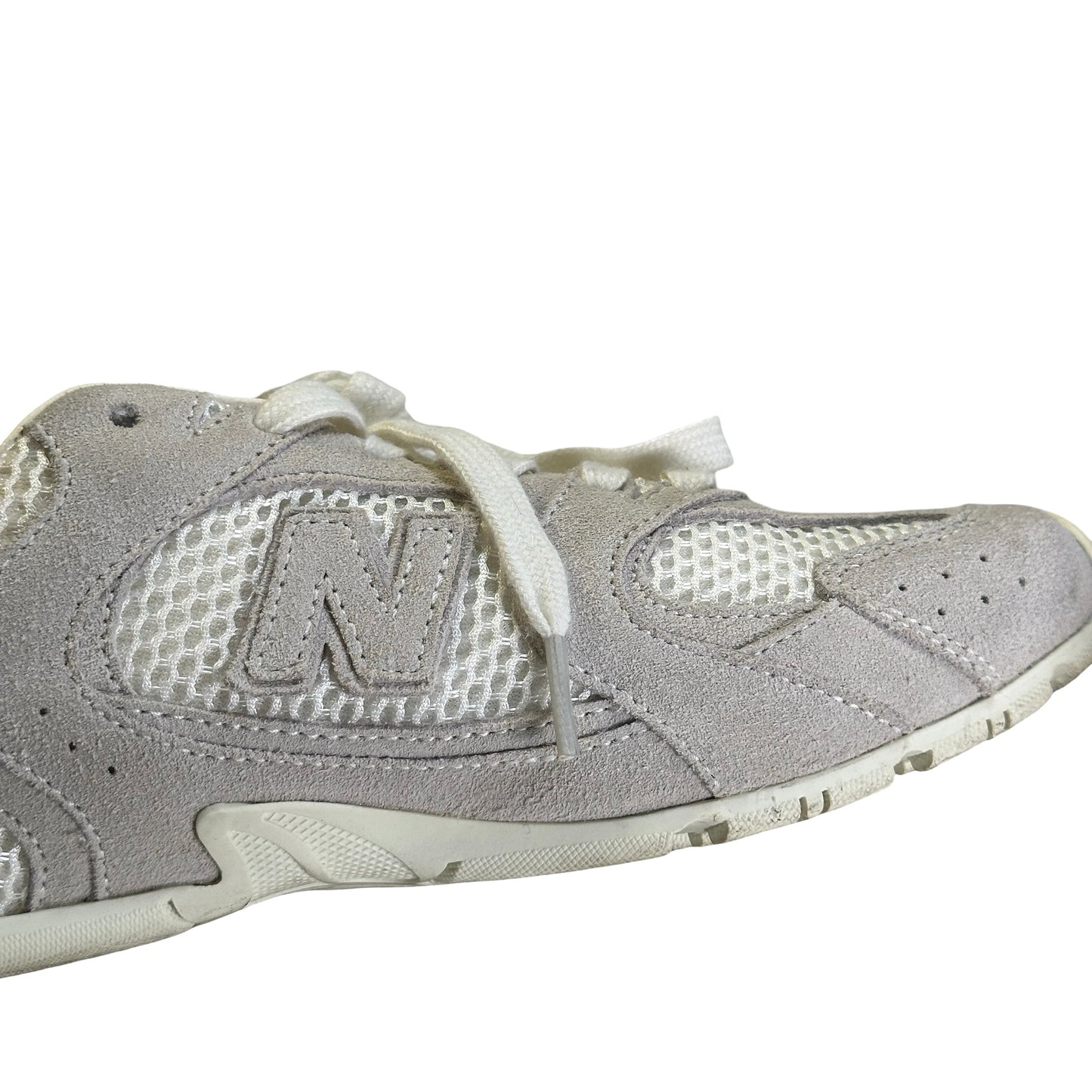 Used MIU MIU Suede Mesh New Balance 530 Sneakers White Grey