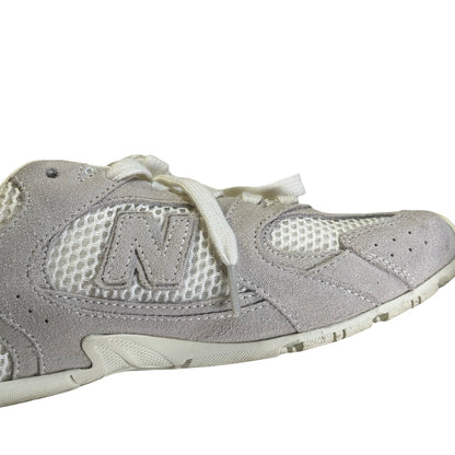 Used MIU MIU Suede Mesh New Balance 530 Sneakers White Grey