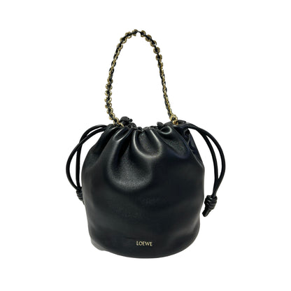 Nappa Lambskin Flamenco Purse Bucket Chain Shoulder Bag [101188]