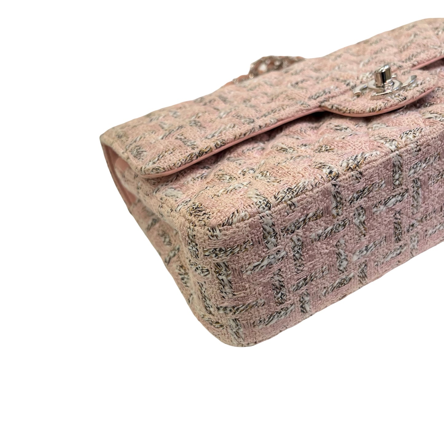 Used Chanel CF 25 Tweed Pink PHW