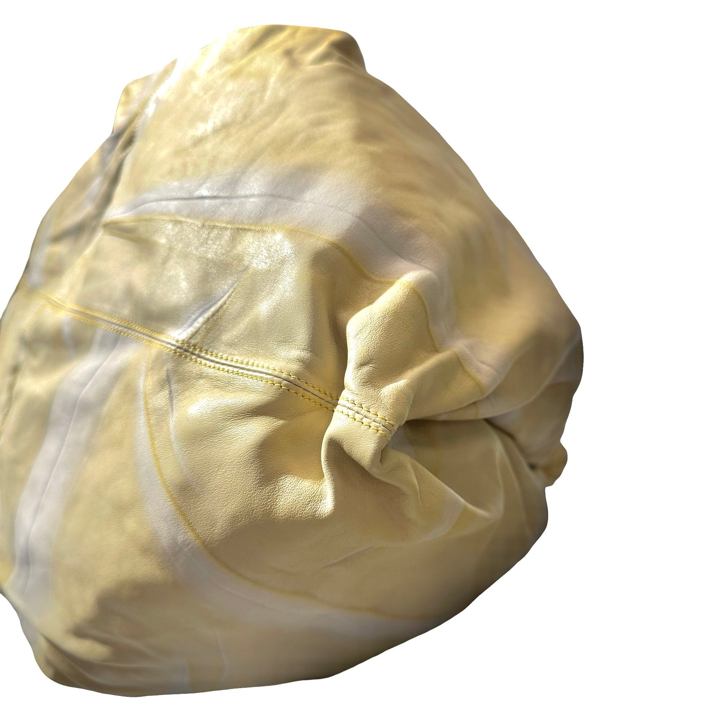 Used BOTTEGA VENETA Shoulder Hobo Bag Yellow