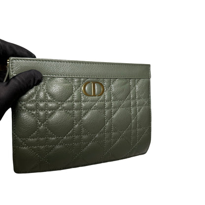 Used Dior Braided Leather Mini Boy Chain Shoulder Bag Lilac Gold