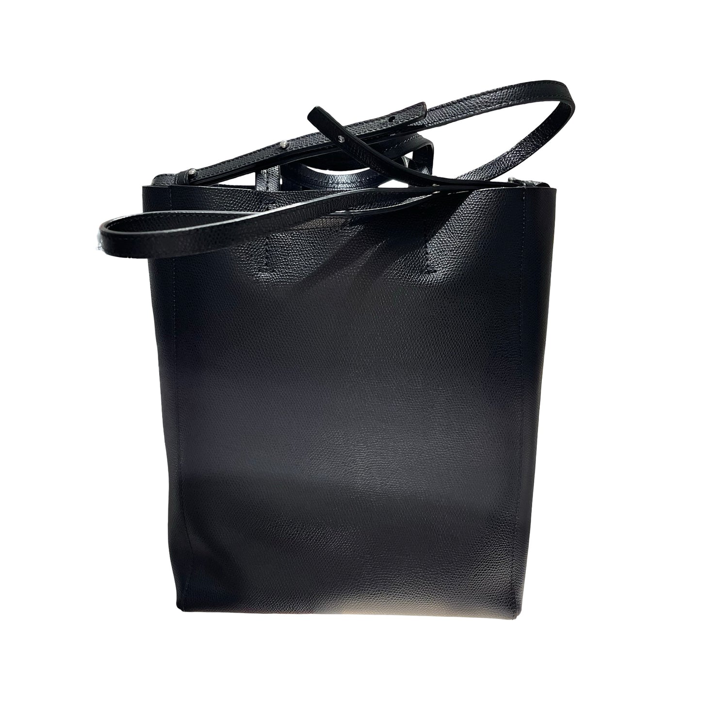 Used CÉLINE Calfskin Leather Small Cabas Cross Body Bag