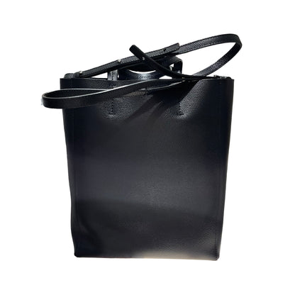 Used CÉLINE Calfskin Leather Small Cabas Cross Body Bag
