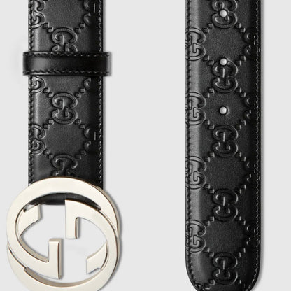 GUCCI BELT WITH INTERLOCKING G BUCKLE 110CM [3000287]