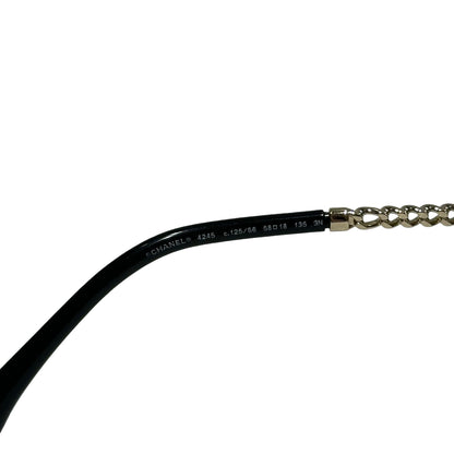 Unused CHANEL Chanel Classic Sunglasses SUNGLASSES Black