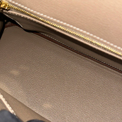 Brand New HERMES Togo Birkin Handbag Etoupe