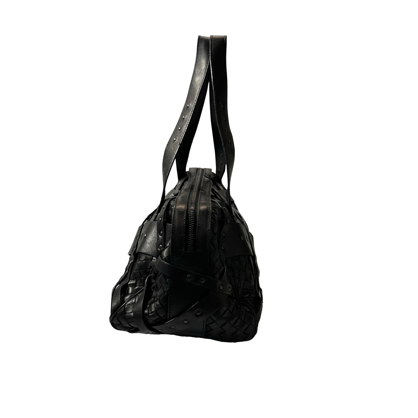 Used Bottega Veneta Shoulder Bag Black